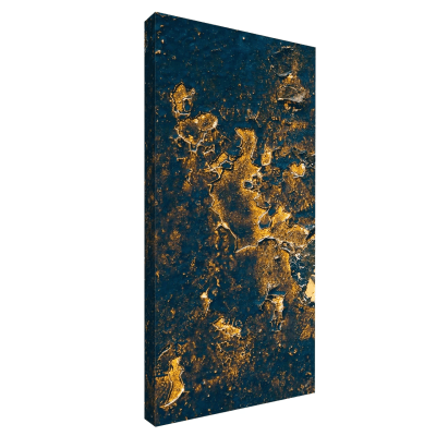 3 x Tableau Acoustique 100x50x6 Set Gold 1+2+3