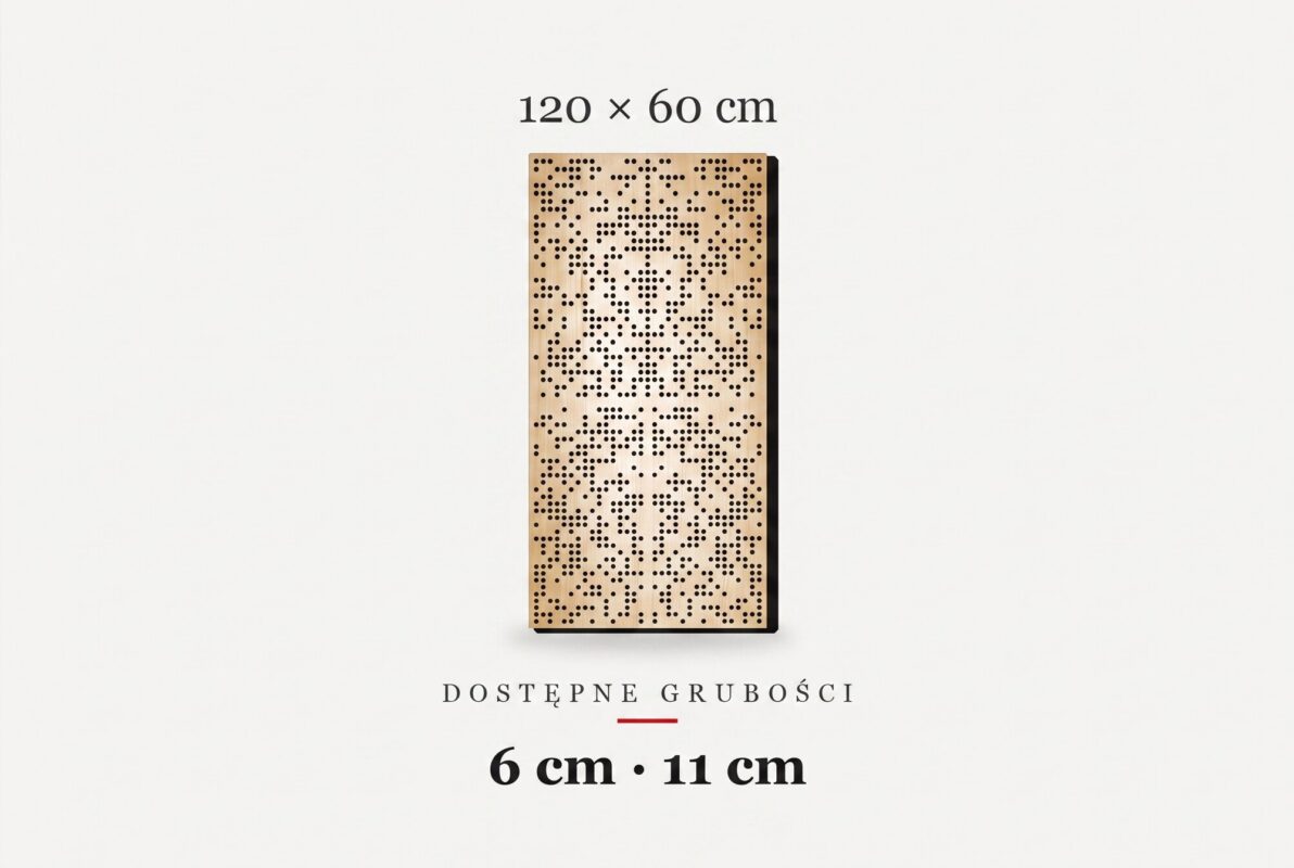 Le Diffuseur Binaire au format 120 × 60 cm et en épaisseurs 6 cm et 11 cm