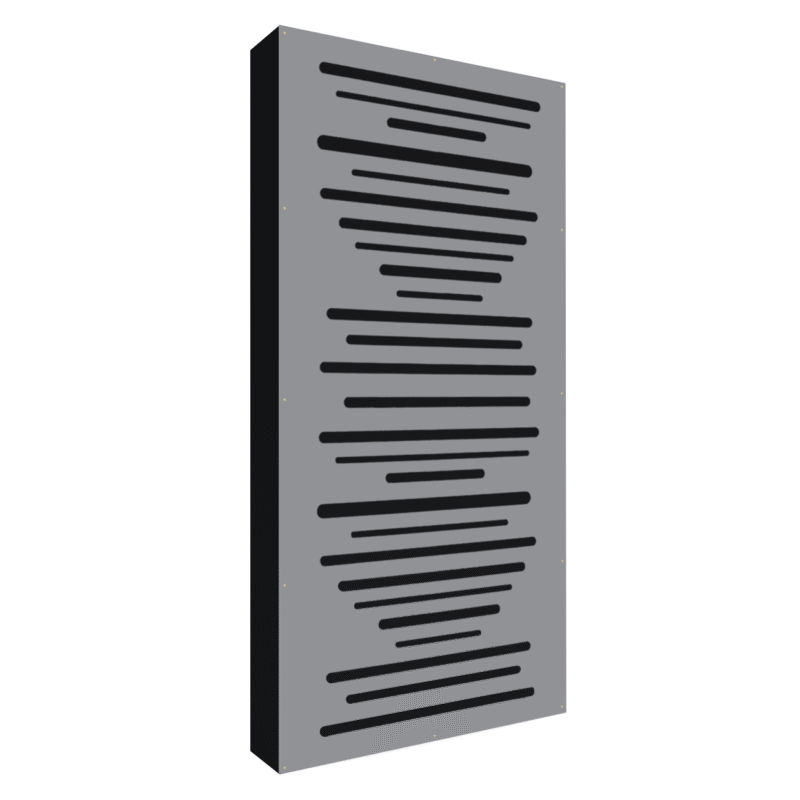 AbFuser WOOD 100 x 50 cm - 10. Grey, 11 cm