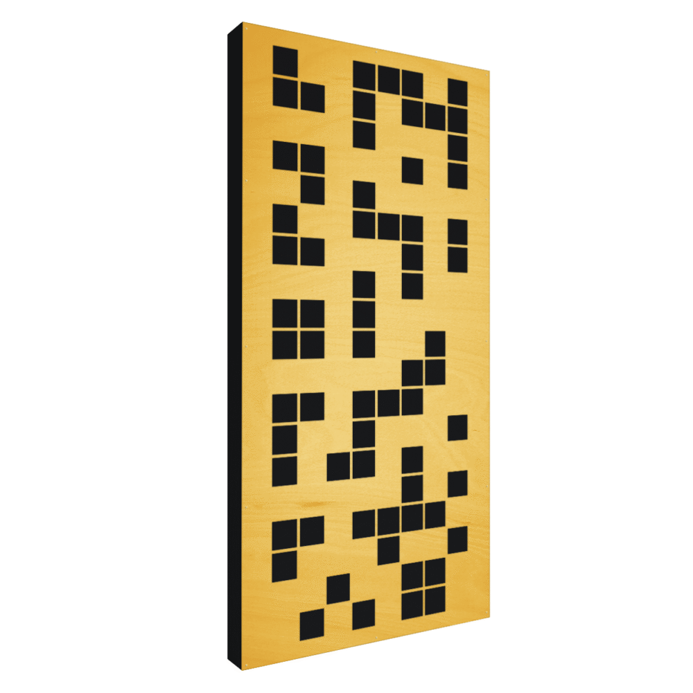 AbFuser Blocks WOOD 100 x 50 cm - 2. Curcuma, 100 × 50 cm, 6 cm