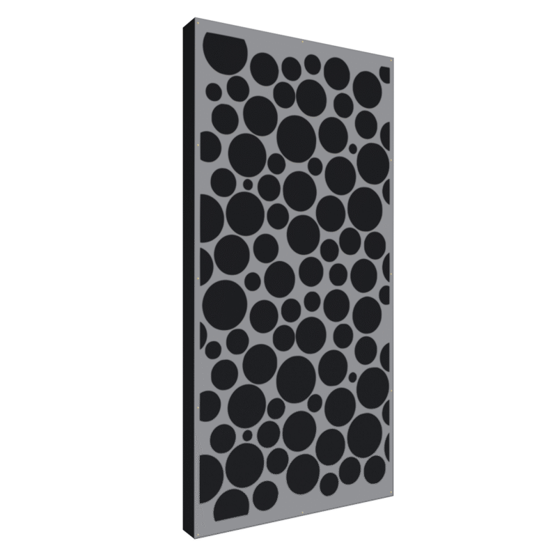 AbFuser Dots WOOD 100 x 50 cm - 10. Grey, 6 cm