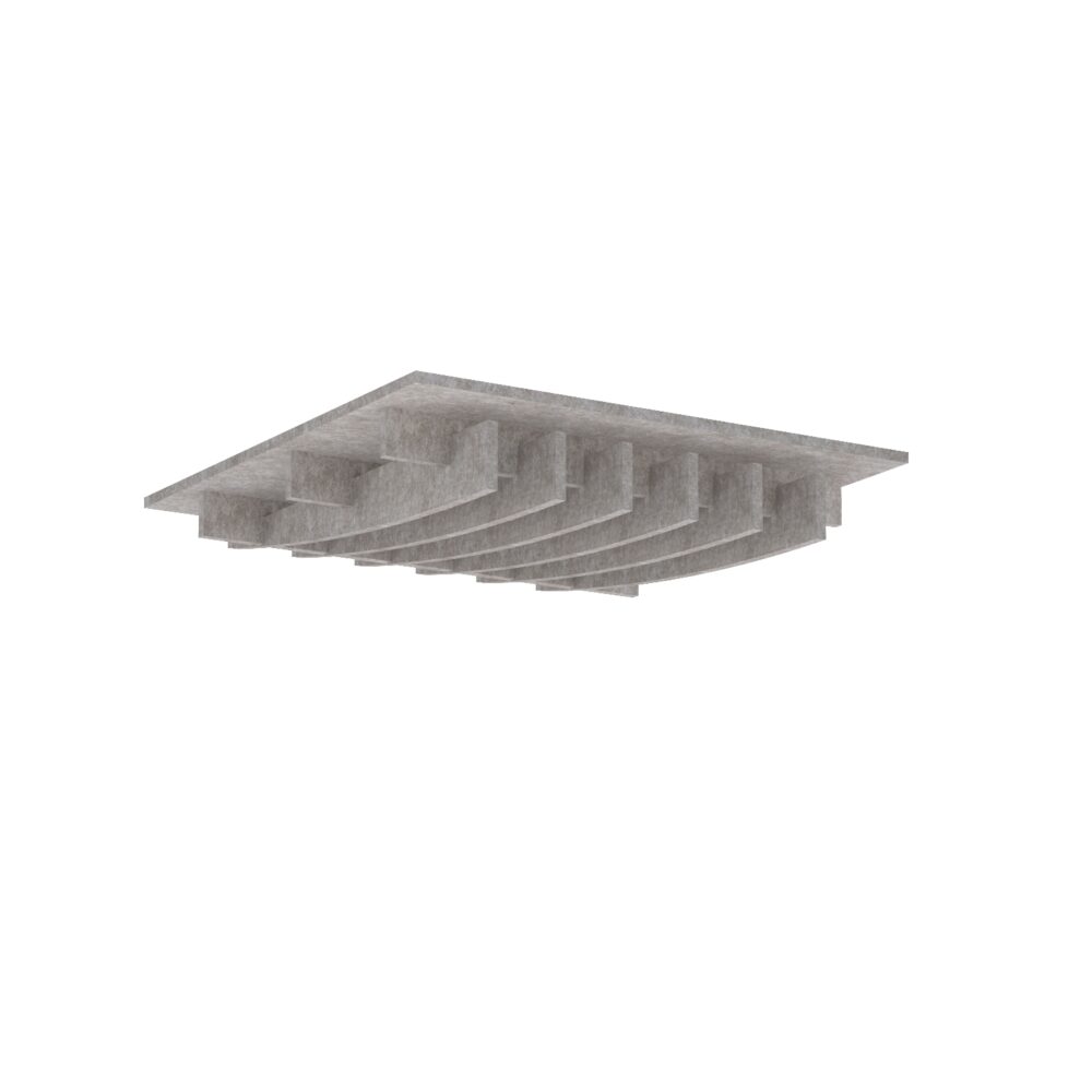 "4 x Panneau de Plafond Acoustique Pro.Felt T.7 ~ 1,44 m2" - 12. Stone