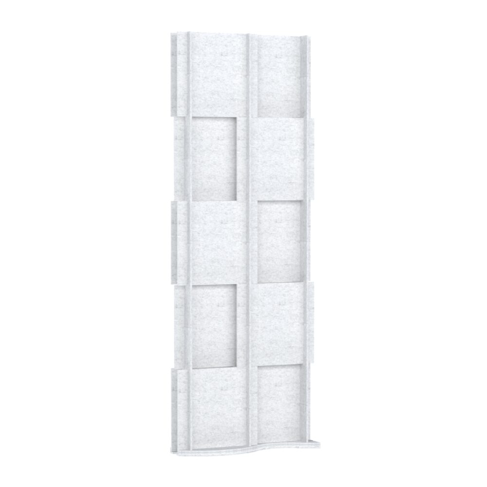 Cloison Acoustique Pro.Felt SE.2 - Extension du Panneau - 2. White Marble