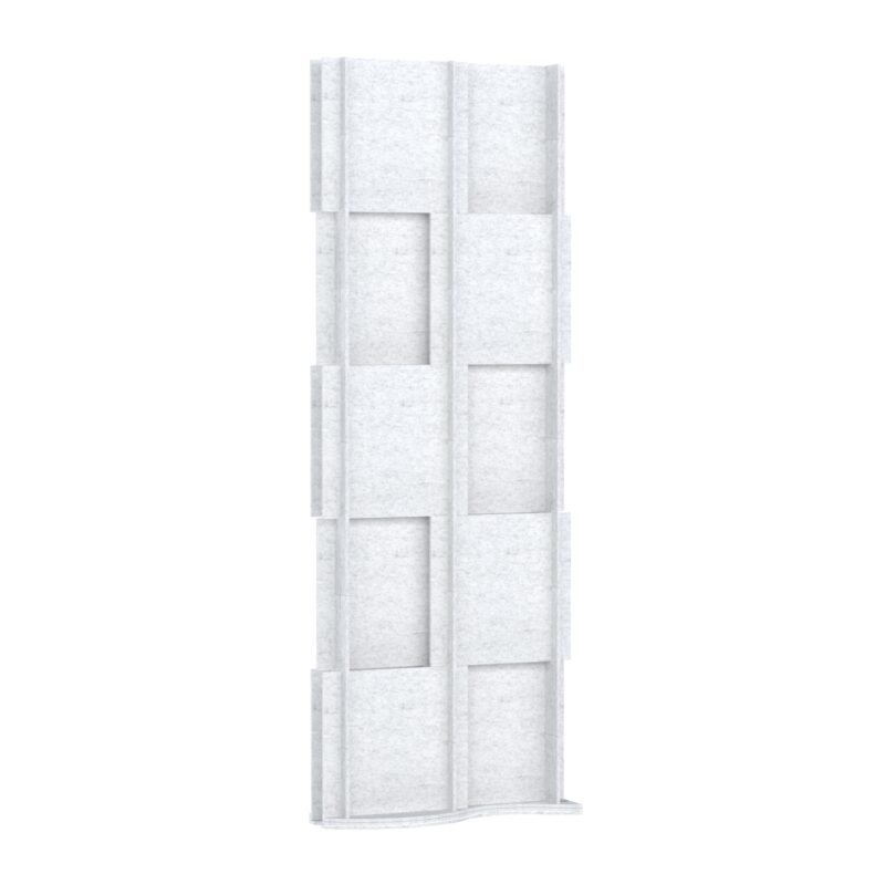 Cloison Acoustique Pro.Felt SE.2 - Extension du Panneau - 2. White Marble