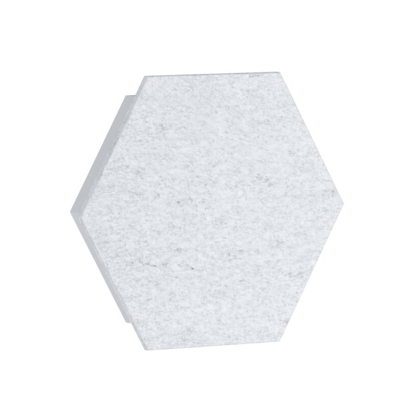 Panneau acoustique Pro.Felt E.5 Hexagon - 2. White Marble, E.XL.5: 658 mm x 569 mm