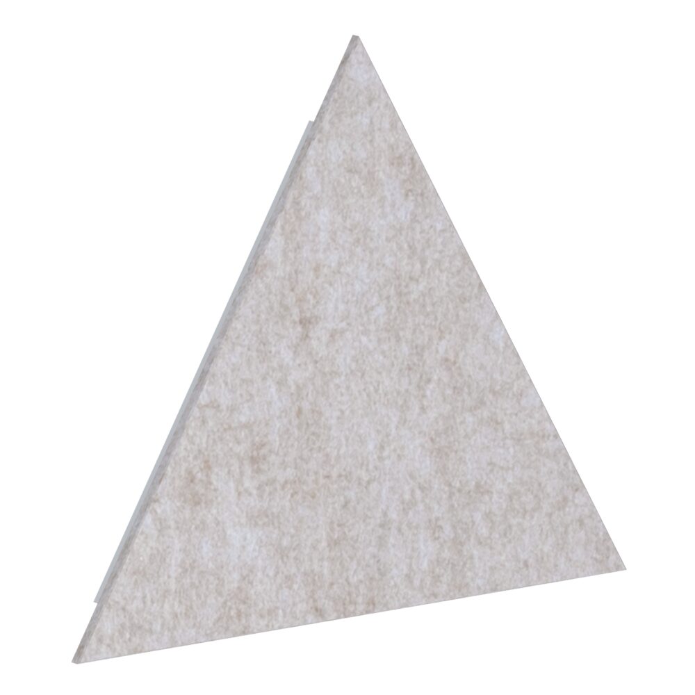 Panneau acoustique Pro.Felt E.3 Triangle - 3. Light Beige, E.XL.3: 686 mm; H=595 mm