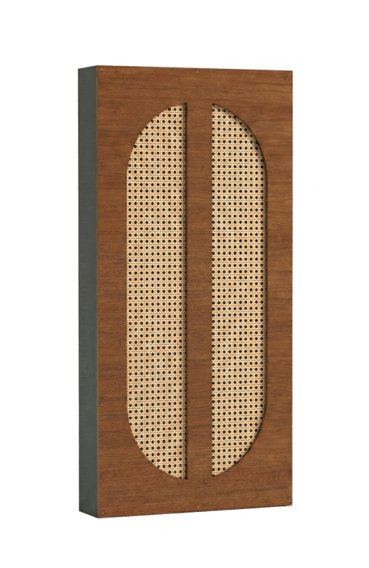 AbFuser Rattan Radio 100 x 50 cm - Brown