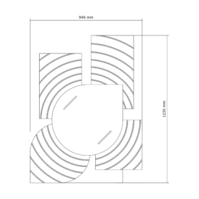 Resonance Orbit — dimensions du panneau acoustique