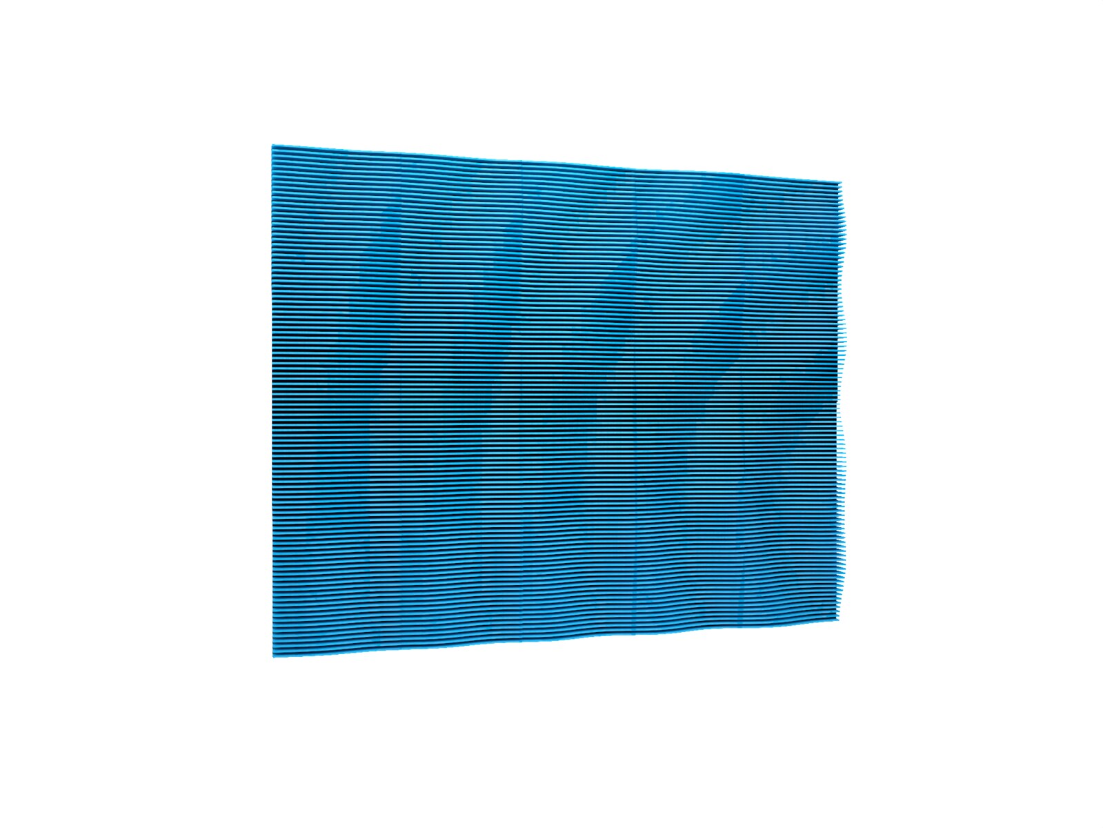 Pro.Felt Wave - un panneau acoustique paramétrique en coloris Deep Ocean