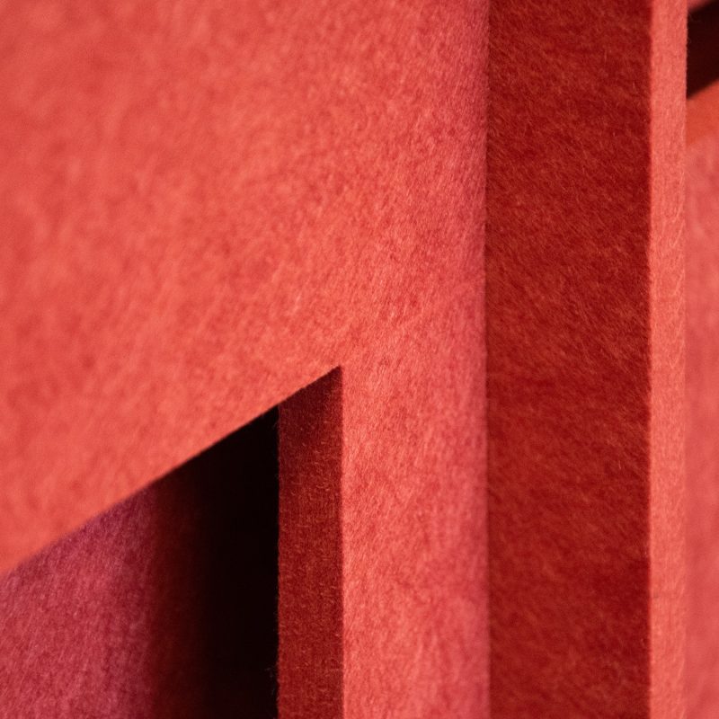 Détail de l'assemblage et du feutre Pro.Felt