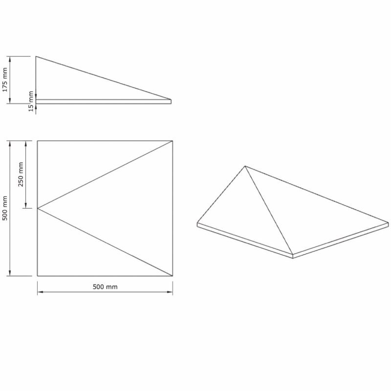 Foamly Prism en lumière latérale