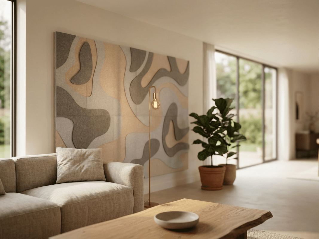 Une composition 6 × 2 mesurant jusqu'à 300 × 200 cm